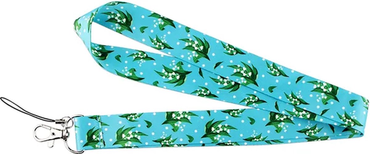 Travel Cords - Keycord Edelweiss - stevig lanyard - sleutelhanger - sleutelkoord - met telefoonkoord - sleutels