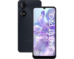 Logicom - Smart Pro - Smartphone - 6GB - Octa Core - 128GB + 256GB - 50 Megapixel - Android 14 - 6,7inch - 4G - Zwart