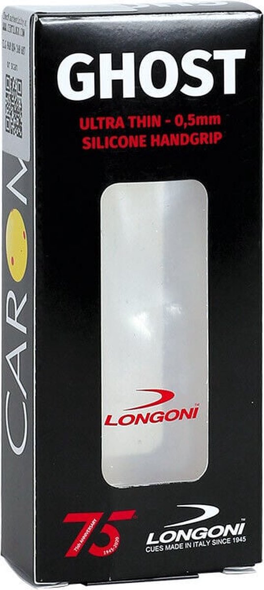 Biljartkeu Handle Longoni Ghost transparant — afbeelding 2