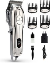 Bol.com Revahs Clipper Two Professionele Draadloze Tondeuse voor Mannen - 7200 rpm - Cheveux Haar - Baard Trimmer Hoofdhaar - Ha... aanbieding