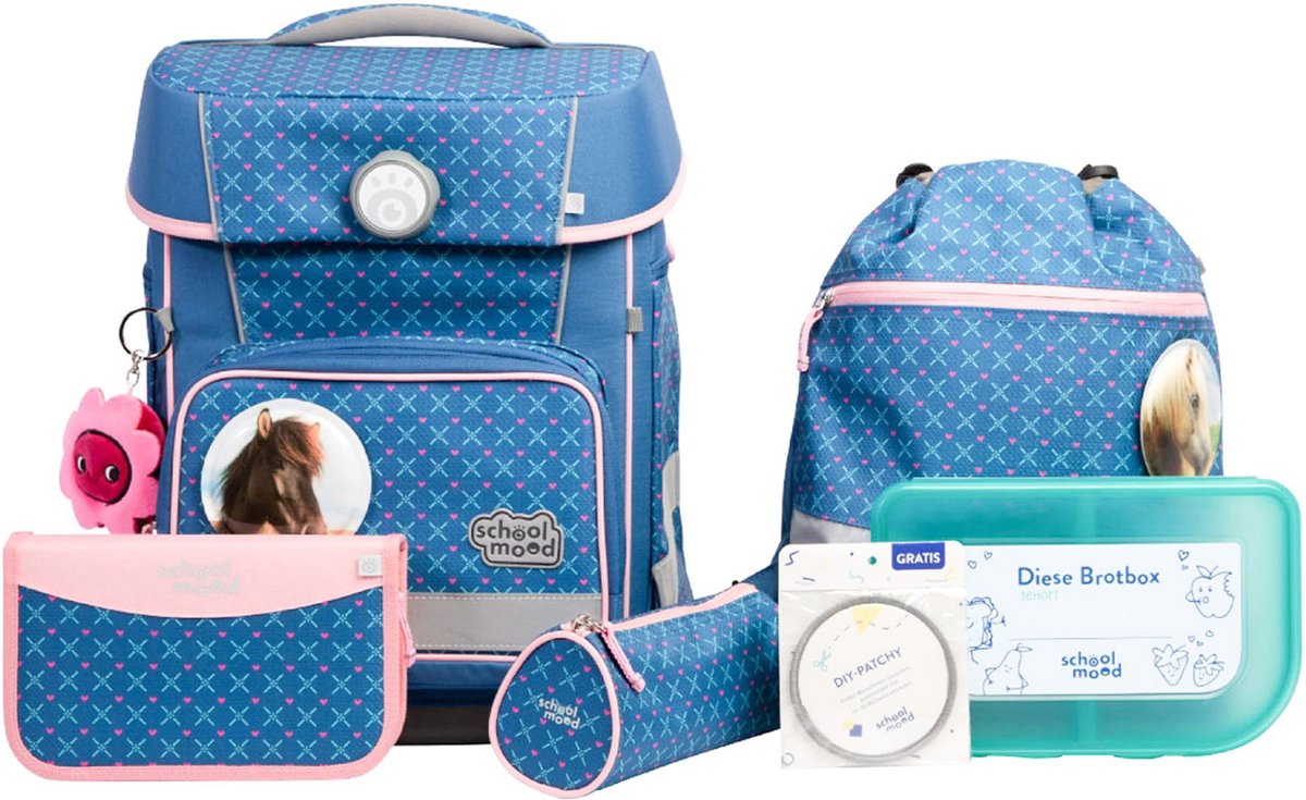 School-Mood Champion Maxx Pro Mila Schooltas set 7-delig