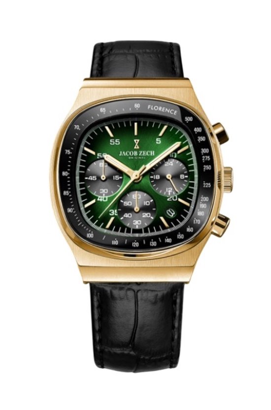 Jacob Zech Florence herenhorloge - Quartz - Leer - Z3.1535.008 | bol