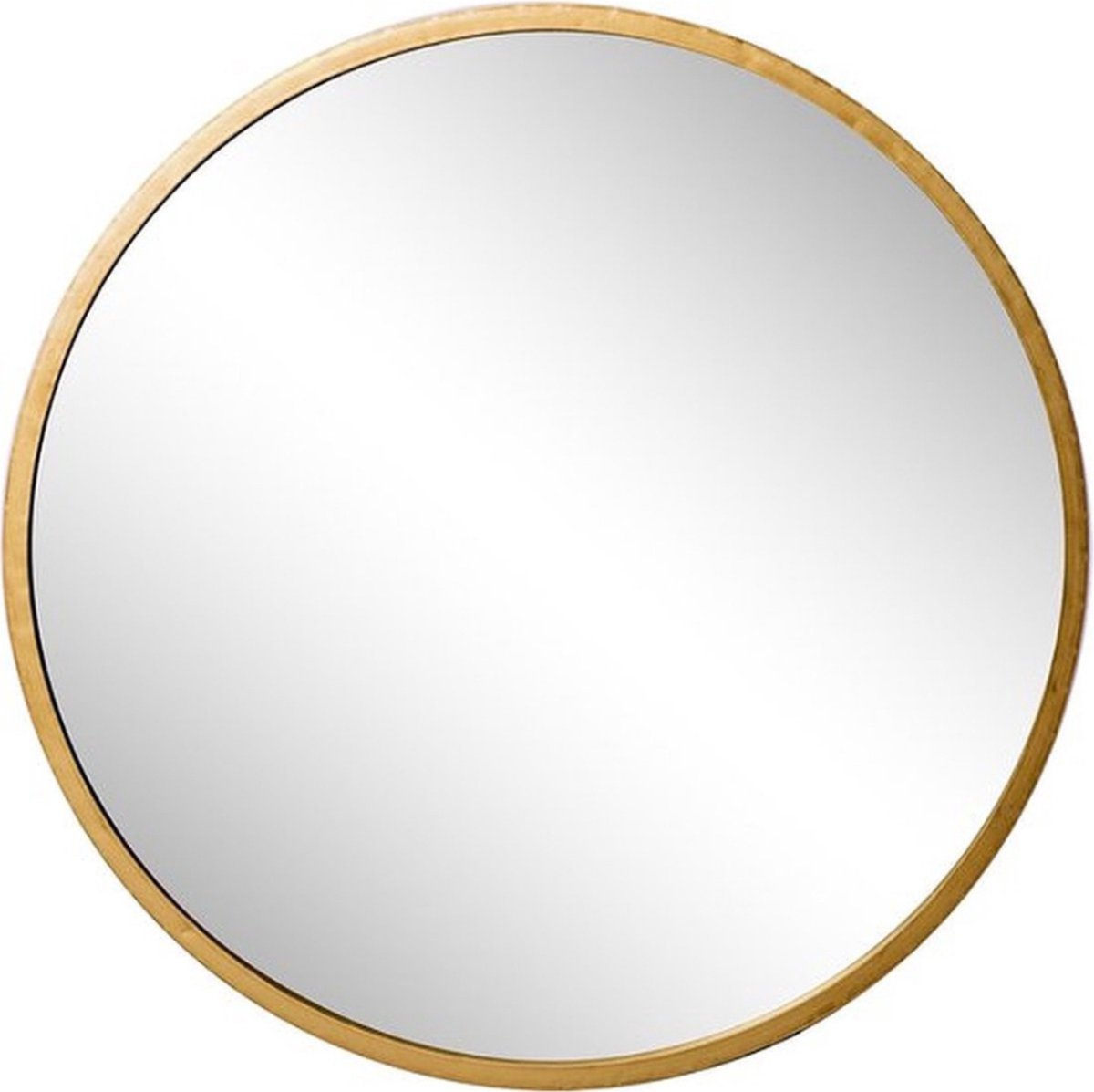 SensaHome - Moderne Nordic Design Wandspiegel - Ronde Wandspiegel - Badkamer/Make-up Spiegel - Goud - 80 CM