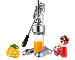 Mygroot - Sapcentrifuge en citruspers - Roestvrijstalen Sinasappel pers -