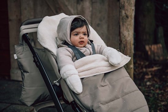 Koeka buggy voetenzak teddy Calgary taupe One Size van Merkloos — afbeelding 3
