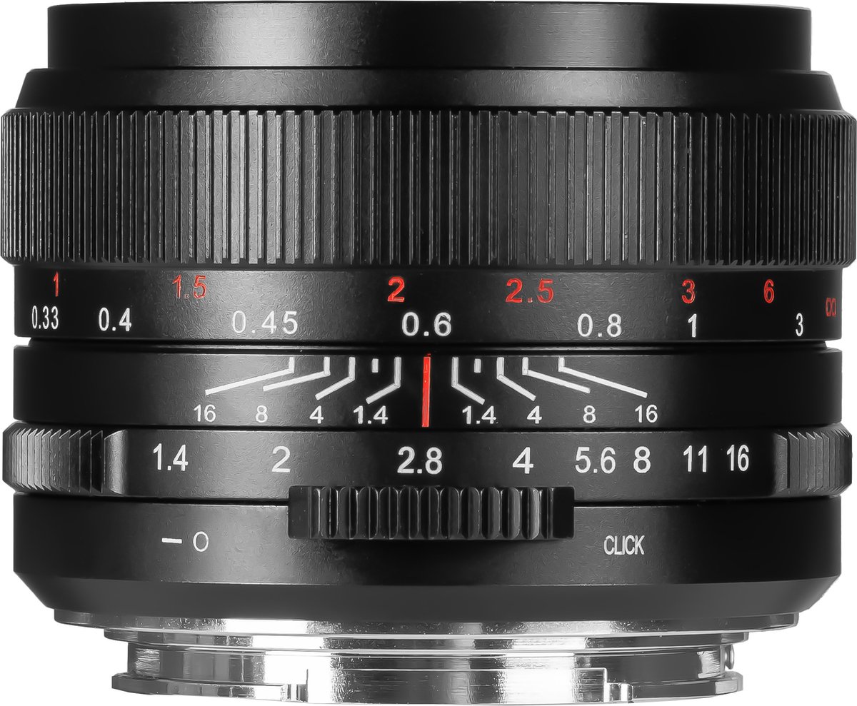 7Artisans FF 35mm F1.4 Canon EOS-R-mount Mark III, zwart