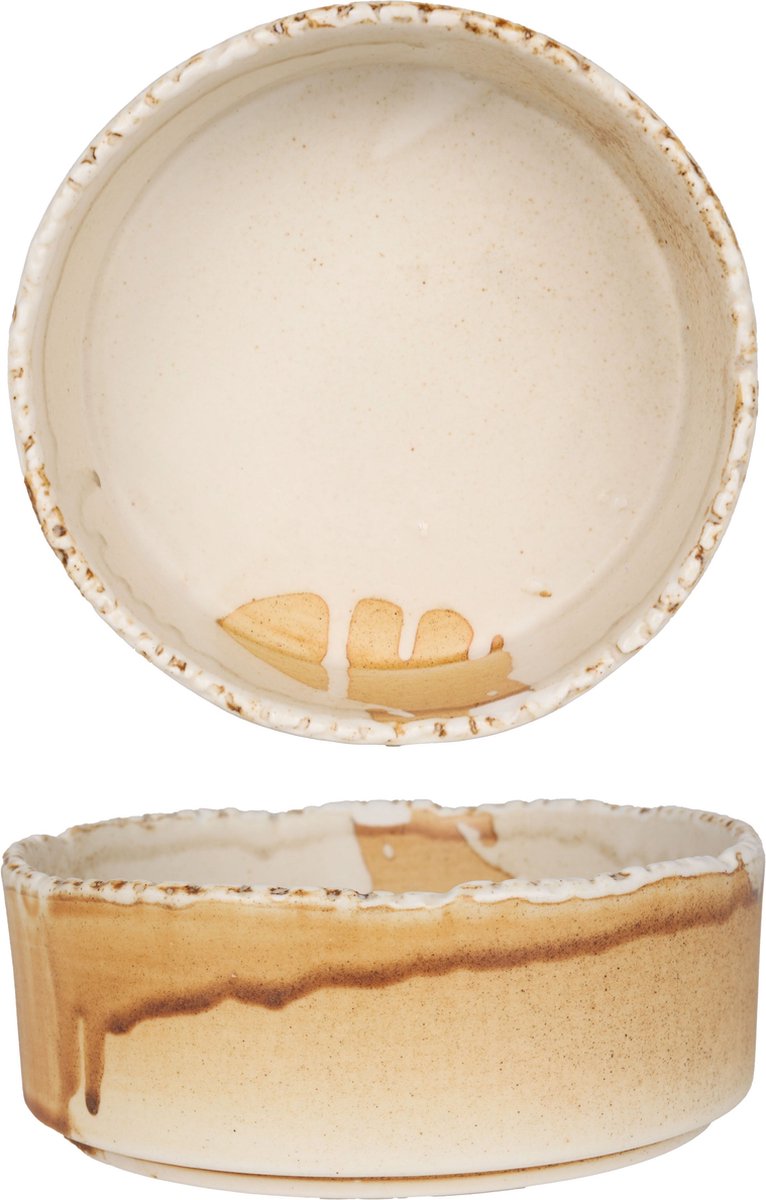 Bonna Diepbord - Solis - Porselein - 13 cm (450cc) - set van 6