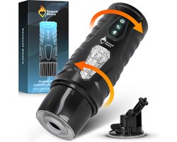 Sensual Desire® Shadow Knight – Automatische Masturbator – 7 Stoot & Roteer Standen – met Turboknop - Ultra Realistisch – Pocket Pussy – Masturbator voor Man – Sex Toys voor Mannen – Inclusief Erotische Luisterverhalen