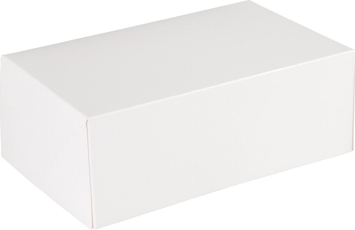 Gebaksdoos | karton | 21x14x8cm | wit | 300 stuks