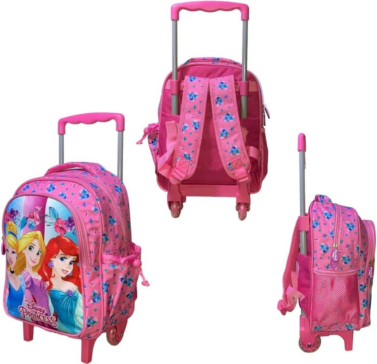 Disney - Princess - Rugzak Trolley - Kleine reiskoffer - Schooltas - Junior formaat -31 x 24 x 15 cm.