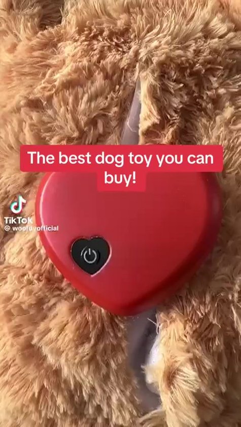 Knuffel met Hartslag Speciaal voor Puppy's - Snuggle Heart Beat Puppy - Hartslagknuffel - Pluche