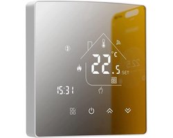 Thermostaat voor centrale verwarming - Draadloos met Wifi - Met App - Wit
