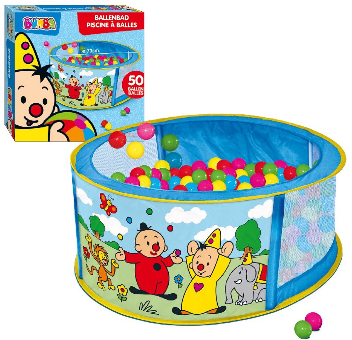 Bumba - Ballenbak - Ballenbad - Inclusief 50 ballen - 73 cm doorsnede — afbeelding 7