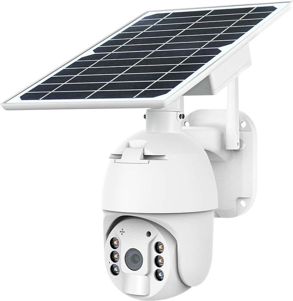 V-TAC VT-11024 Slimme Camera Op Zonne-energie - IP65 Waterdicht - Wit - WiFi - PTZ