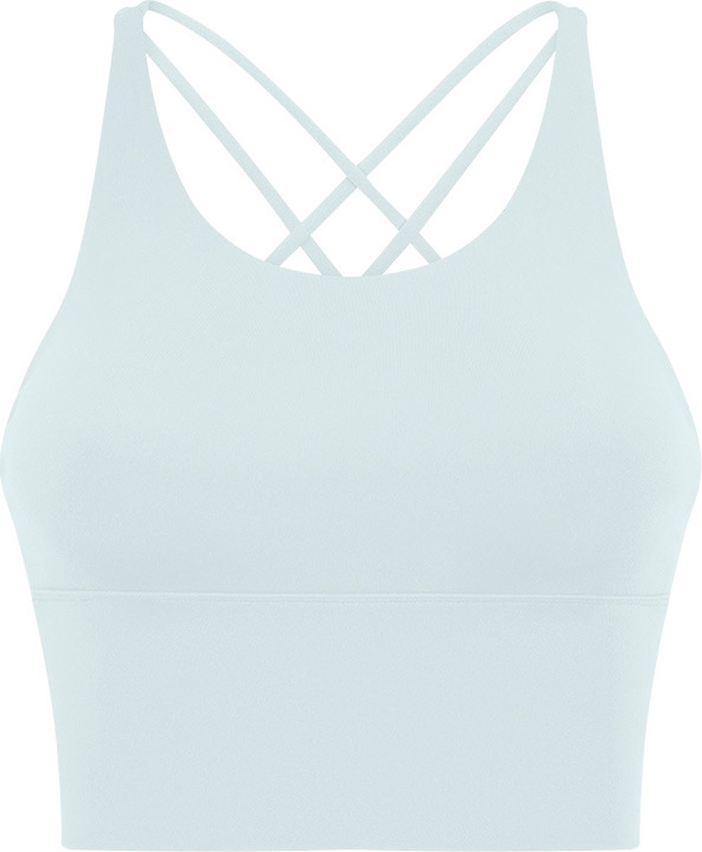 PureSquare - Sporttop - Comfortabel - Ademend - lichtblauw - L