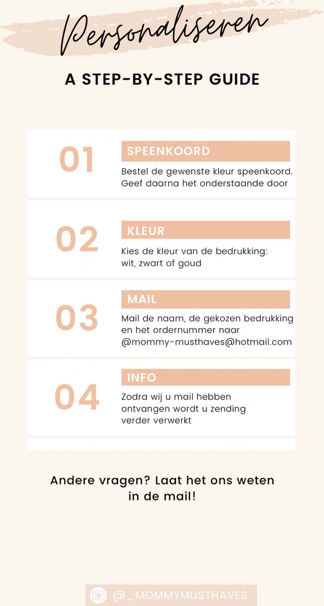 Speenkoord met naam - katoen - roze - houten knop - speenketting met naam - baby - gepersonaliseerd kraamcadeau - stof - jongen - meisje - fopspeen - accessoires baby - katoen - Roze - ZIE BESCHRIJVING VOOR HET DOORGEVEN VAN DE NAAM van Merkloos — afbeelding 2