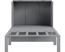 Schrankbed Wandbed met Lattenbodem Verticaal Opklapbed Jeugdbed