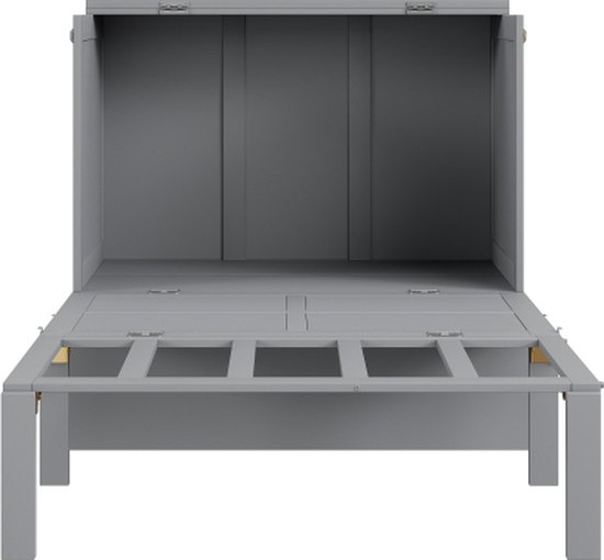 Gotagee Skid Bed Lit escamotable avec sommier à lattes Lit pliant vertical Lit pour jeunes