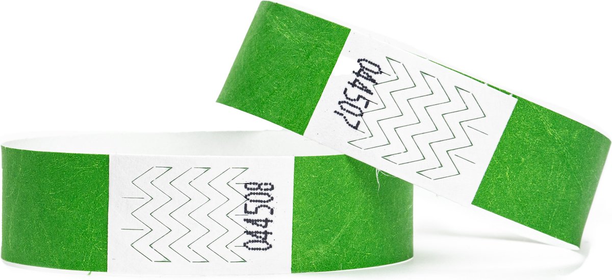 200 Polsbandjes, Tyvek Groen
