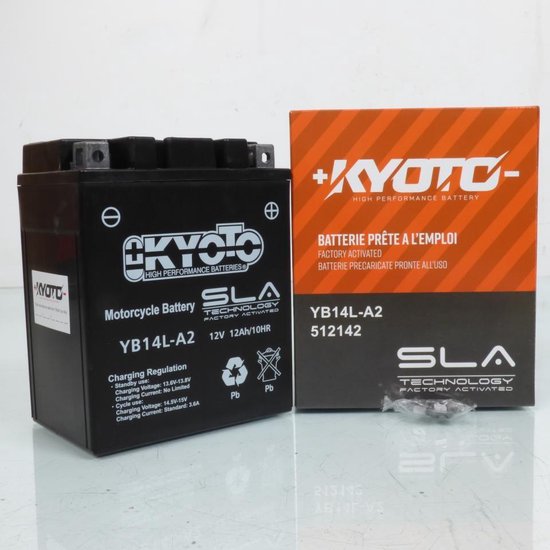 SLA Kyoto-accu voor Honda 650 CBX-motorfiets 1982-1983 YB14L-A2 SLA / 12 V 14 Ah nieuw