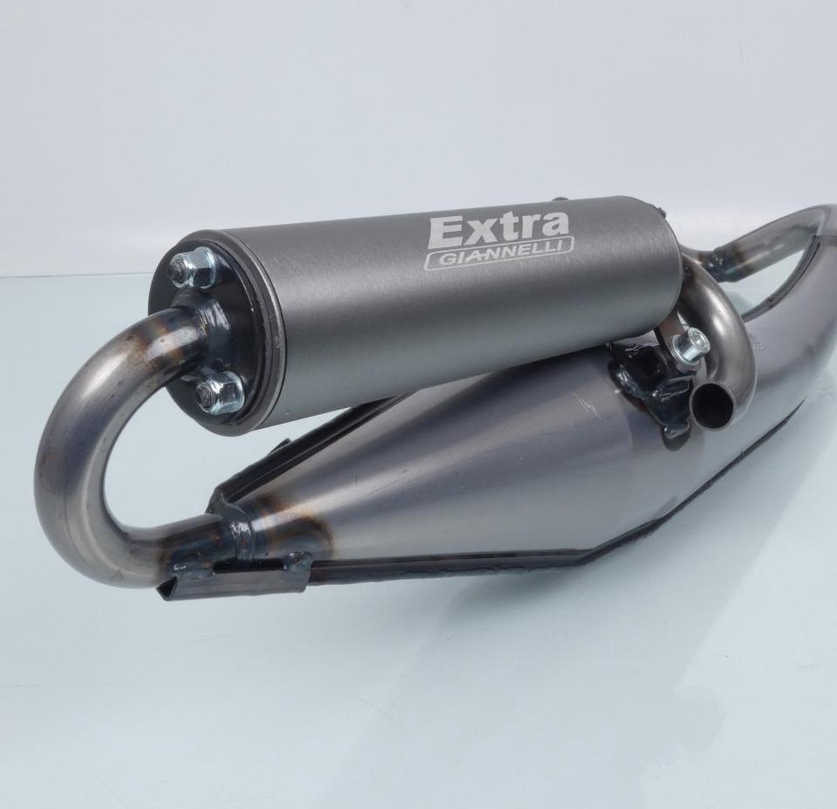giannelli extra uitlaatdemper voor kymco 50 dink 2t scooter 1999 tot 2006 nieuw