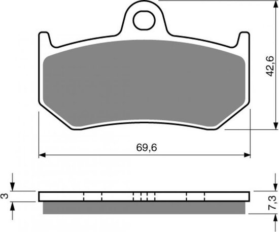Kit Frein Arrière BREMBO – Disque + Plaquettes Pour MV Agusta Brutale Corsa 1090 (2014-2016)