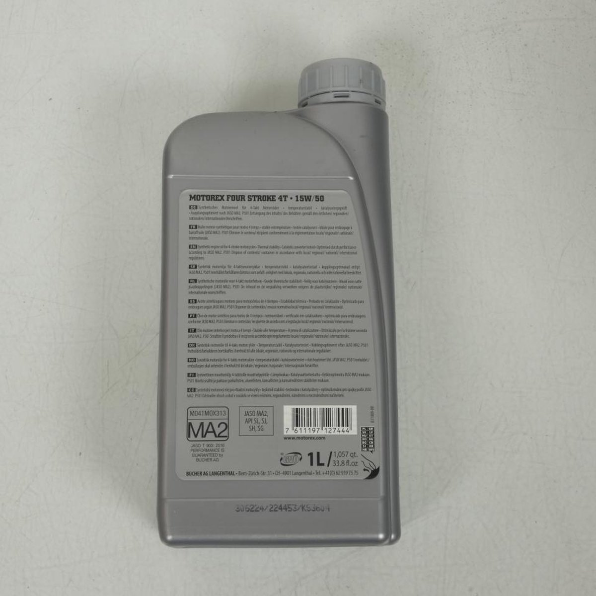 motorex motorolie can 15w50 jaso ma2 api sl sj sg nieuw