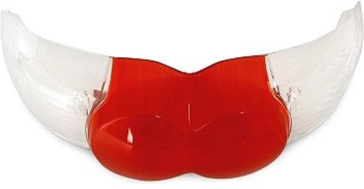 Wit knipperend rood achterlichtkapje voor Yamaha 50 YN Neo's scooter 2007-2013