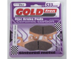 Gold Fren remblok voor Kawasaki 750 KVF Brute Force 4x4i EPS quad 2012 tot 2017 AVD / JCF/JDF/JEf/JFF/JGF/JHF nieuw