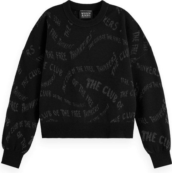 Scotch & Soda JACQUARD RELAXED PULLOVER Dames Trui - Maat L