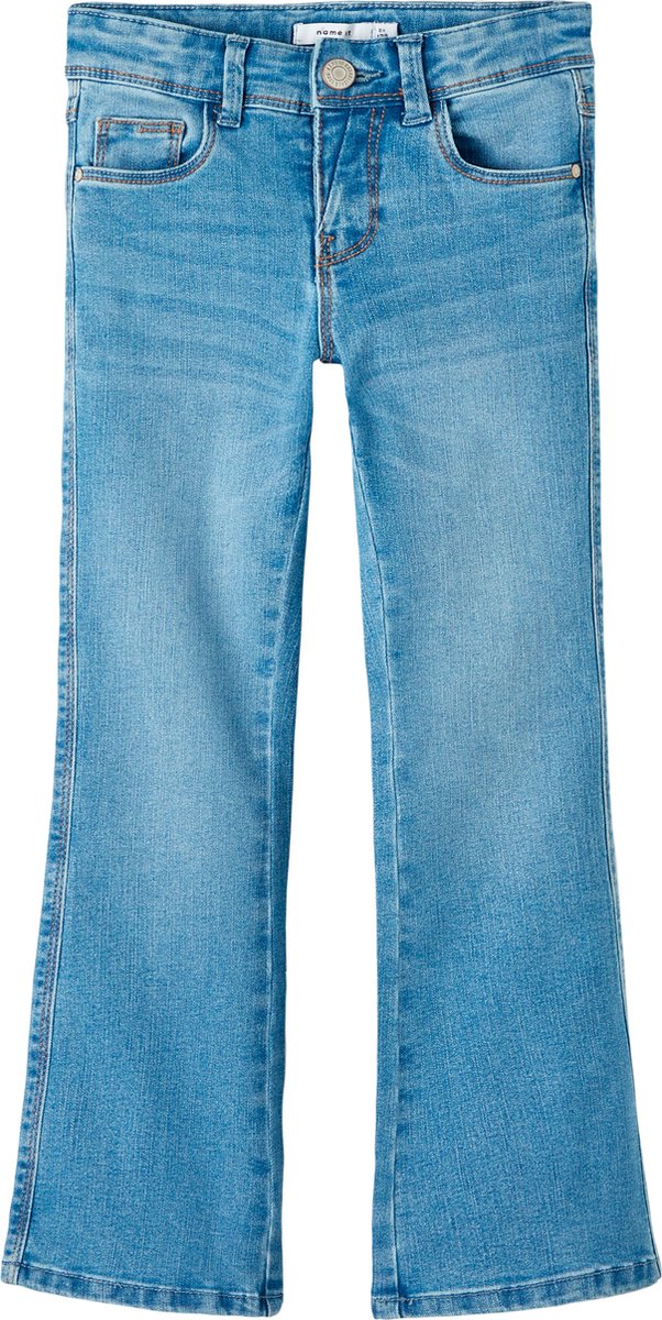Name It KIDS meisjes spijkerbroek Medium Blue Denim Skinny - Maat 134