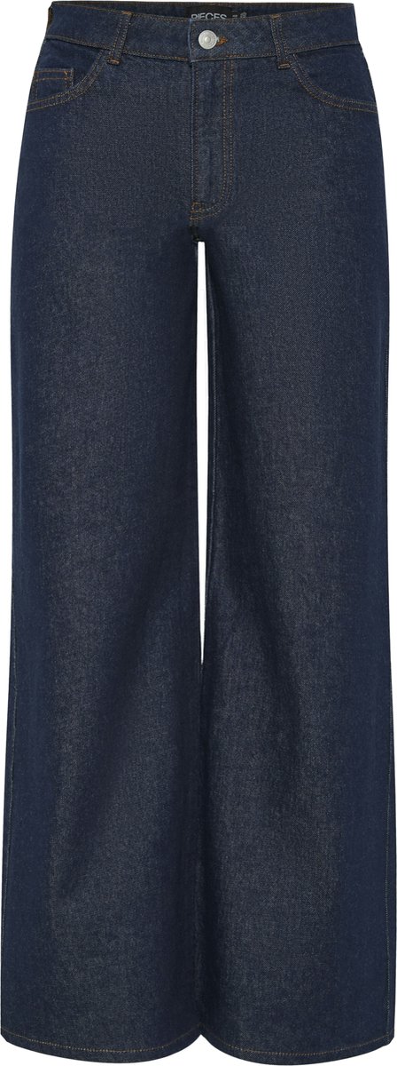 PIECES - PCSELMA LW WIDE JEANS RINSE NOOS BC - Dames - Jeans