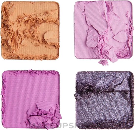 Foto: Bh cosmetics miami oogschaduw make up palette blush highlight contour kleur pallet 4 verschillende kleuren vegan dierproefvrij