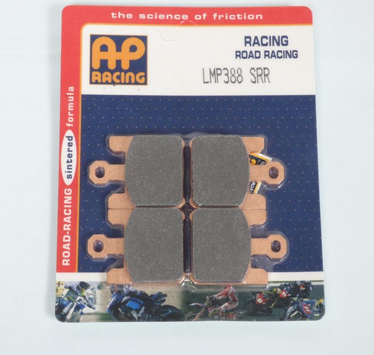 ap racing remblok voor motor kawasaki 600 zxr 2003 tot 2006 lmp388srr / av nieuw