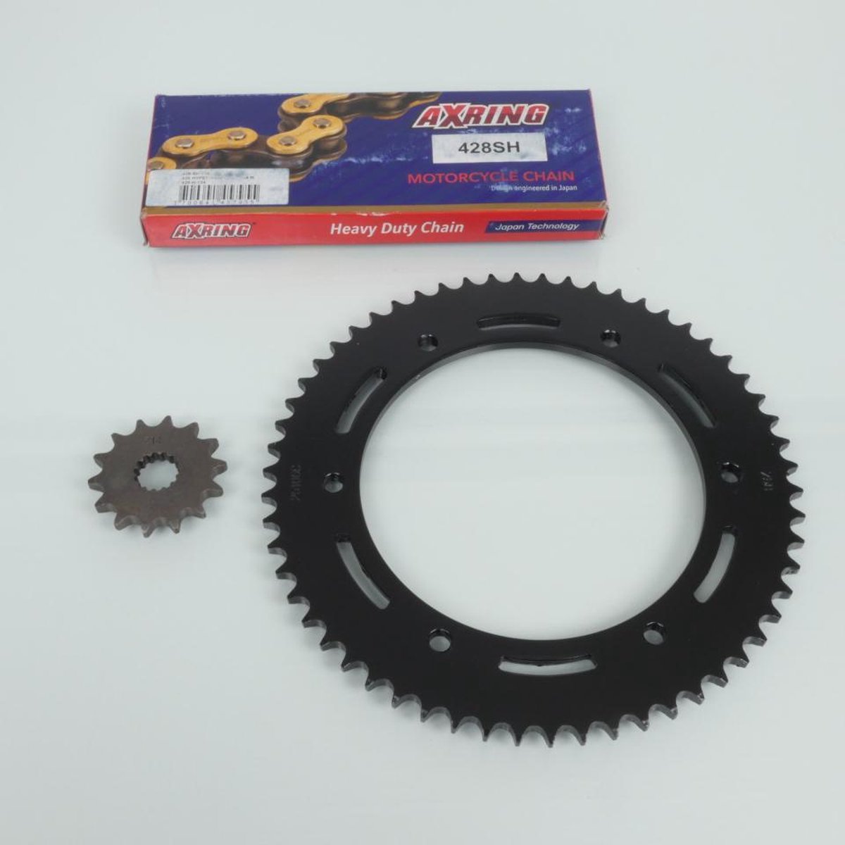 Kit chaîne Sifam pour Moto Yamaha 125 DTR 1993 à 2002 14X58 pas 428 Ø152mm Neuf