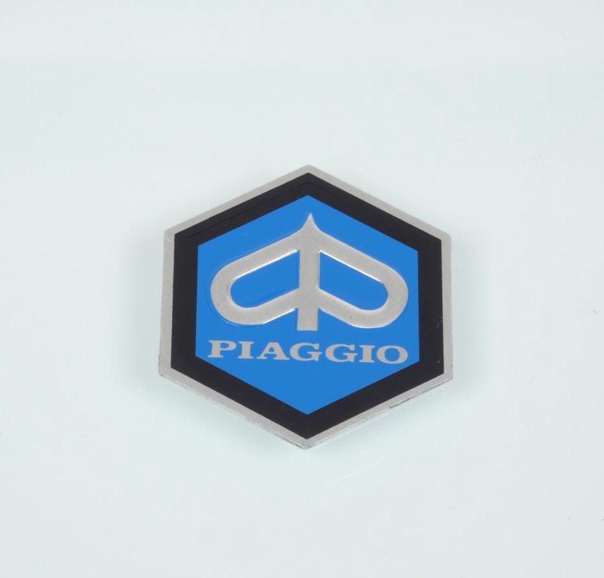 logo sticker voor scooter piaggio 150 vespa px 1978 tot 1981 31x36mm nieuw