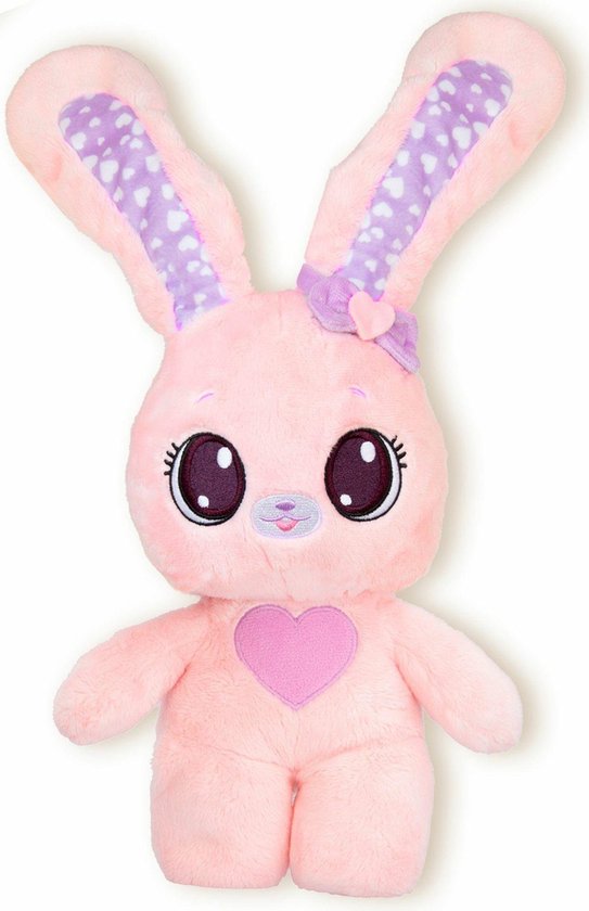 Peekapets Bunny roze - Kiekeboe Knuffel