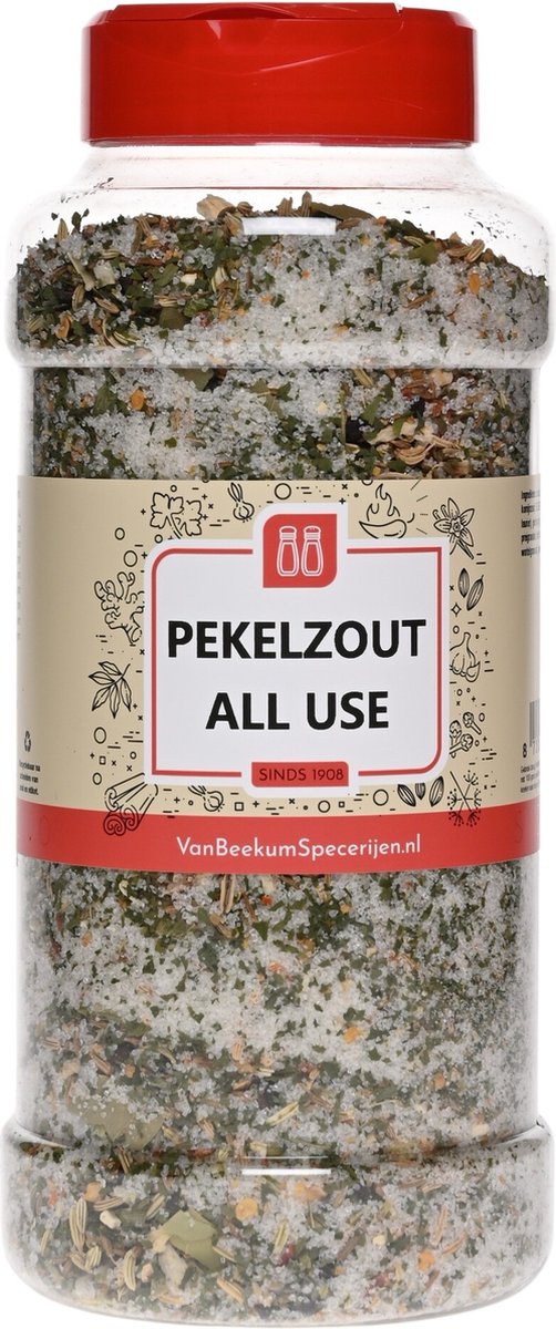 Goedkoopste Van Beekum Specerijen - Pekelzout All Use - Strooibus 800 gram