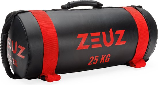 ZEUZ Powerbag 25kg zwart rood