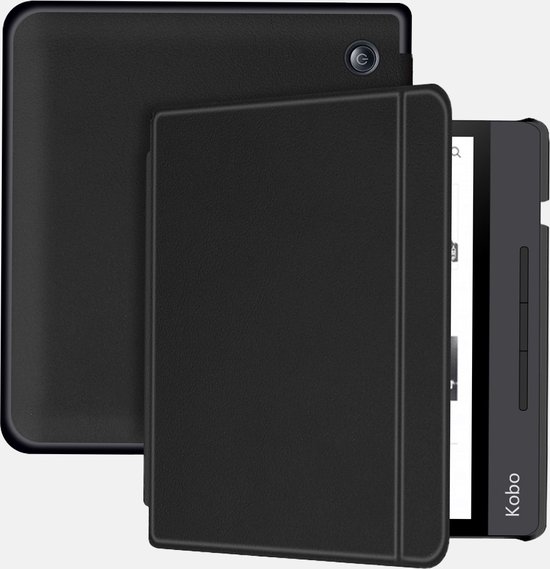 Lunso sleepcover flip hoes Kindle Paperwhite 4 Zwart