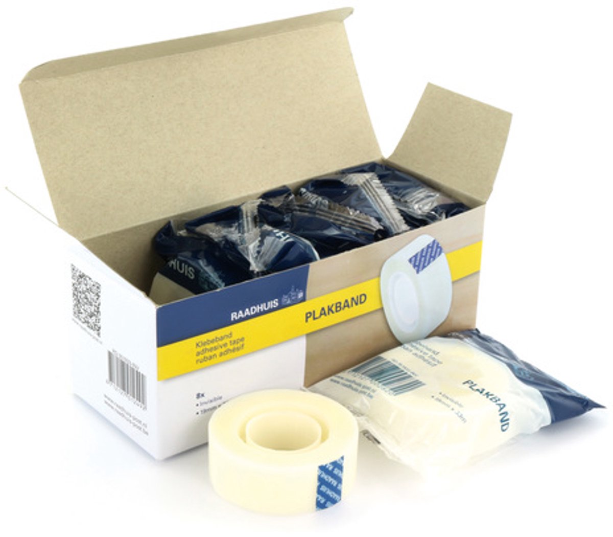 Plakband invisible 19mmx33m 10 rol