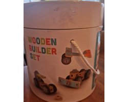 Houten bouw set