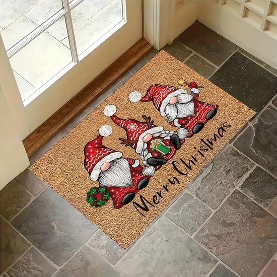 Youding Kerstman Deurmat Antislip Tapijt | Feestelijke Welkomstmat | Antislip Deurmat | Weerbestendige Deurmat | Kerstdeurmat met Kerstmanmotief Youding Kerstman Deurmat Antislip Tapijt | Feestelijke Welkomstmat | Antislip Deurmat | Weerbestendige Deurmat | Kerstdeurmat met Kerstmanmotief
