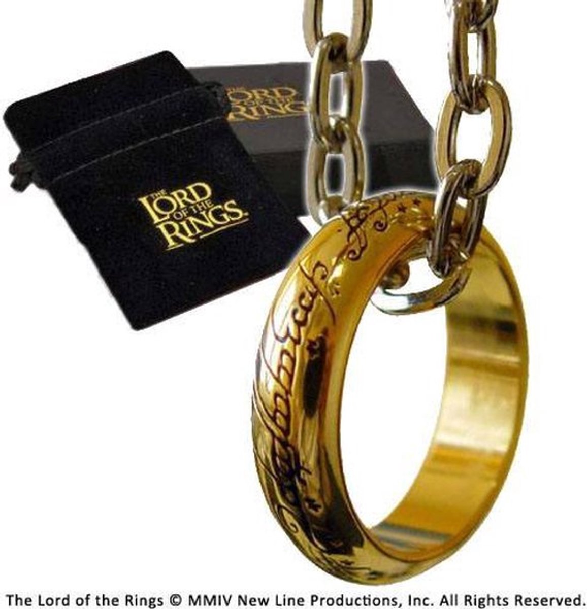 The lord of the rings - the one ring replica — afbeelding 4