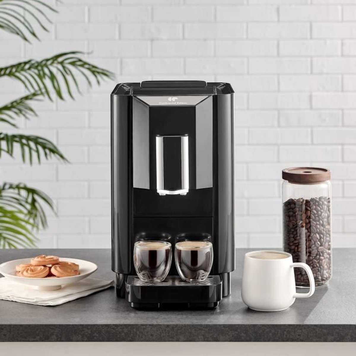 Espressomolenmachine - CONTINENTAL EDISON - CECFAUTOB - 19 Bar - 1450 W - Zwart — afbeelding 3