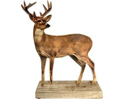 Hert Nosa -Blik- hout - 21x5x15cm