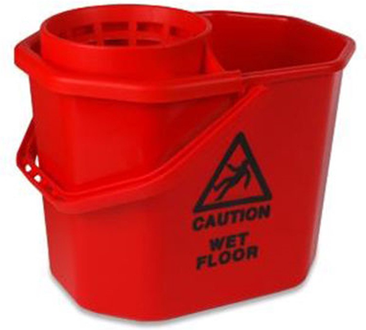 Goedkoopste VDM Mopemmer met korf Rood 12 liter