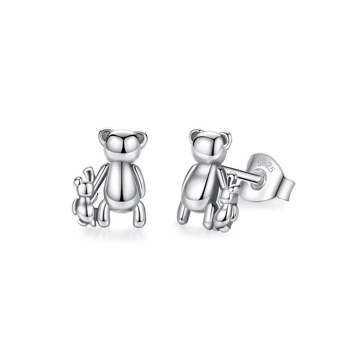 Zilveren Oorbellen Beertjes – Romystones – 925 Sterling Zilver
