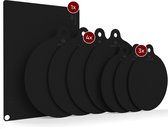 Inductie Maatje® - De Originele Inductie Beschermer - Alles-in-1 set - Bescherming tot 300°C - Antislip - Vernieuwde versie - 8 stuks