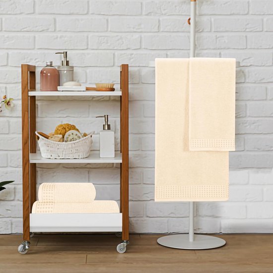 MistyMorning Badhanddoeken set van 2, extra groot (70 x 140 cm
